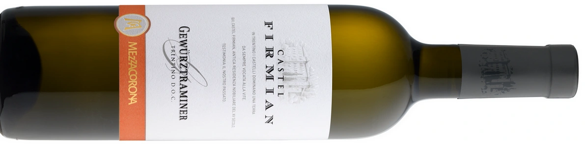 TRAMINER AROMATICO (GEWURZTRAMINER), TRENTINO DOC - CASTEL FIRMIAN VÍNO TRENTINO ALTO ADIGE