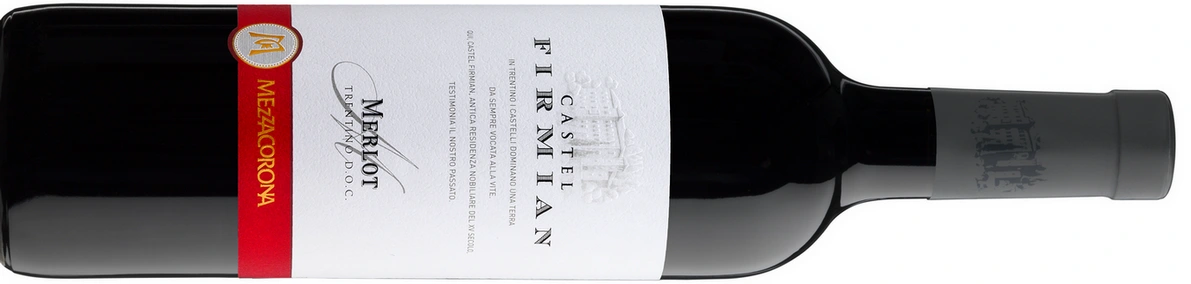 MERLOT, TRENTINO DOC - CASTEL FIRMIAN VÍNO TRENTINO ALTO ADIGE