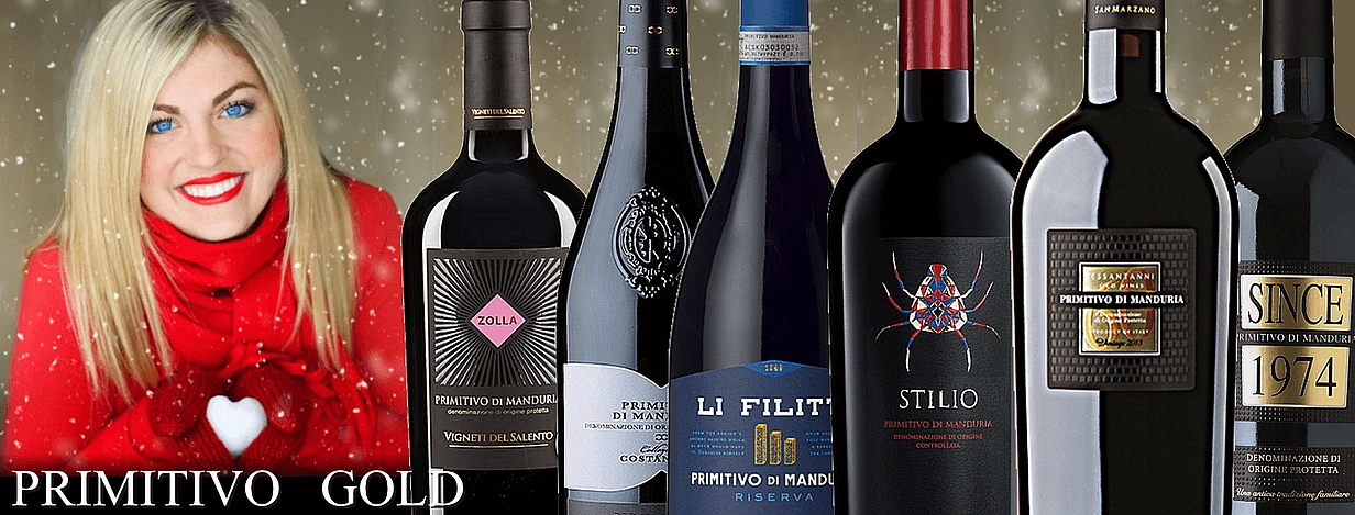 Kolekce Primitivo Gold vino Puglia