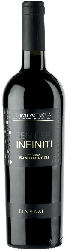 Primitivo Sentieri Infiniti, Cantina San Giorgio Tinazzi víno primitivo